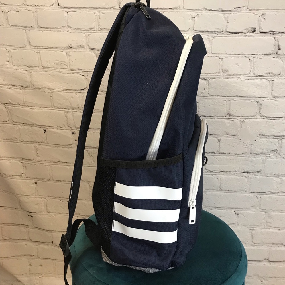 Adidas Classic 3 Stripes Backpack Euc - image 5